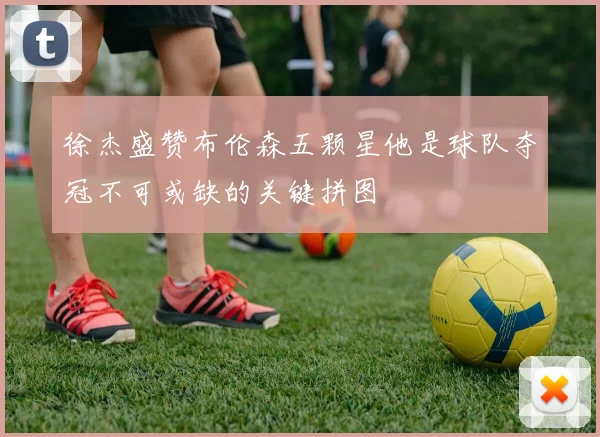 徐杰盛赞布伦森五颗星他是球队夺冠不可或缺的关键拼图